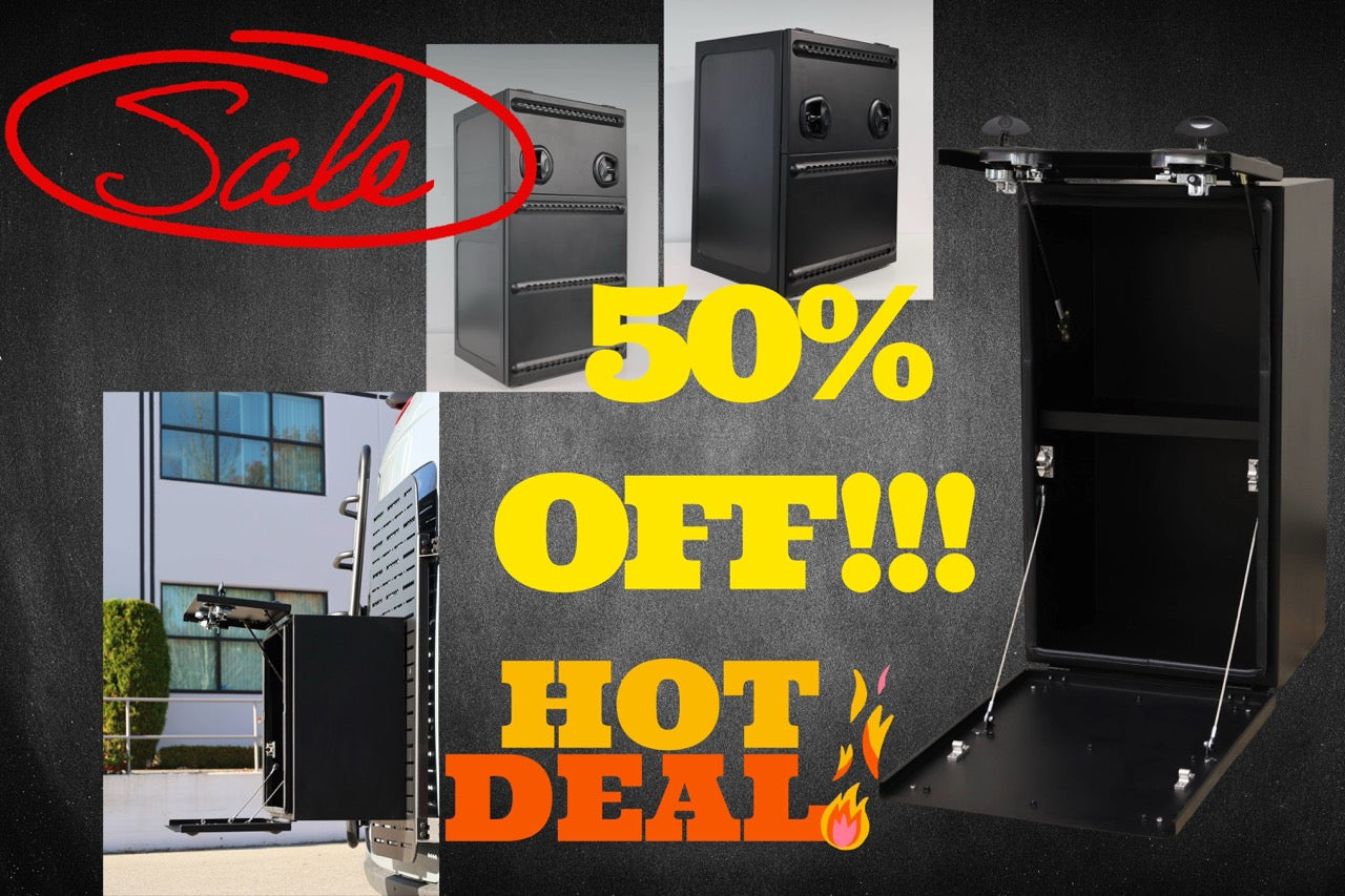 Aluminum Split Door Storage Box