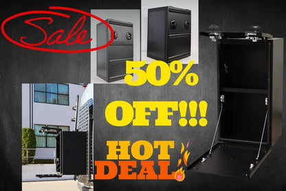 Aluminum Split Door Storage Box