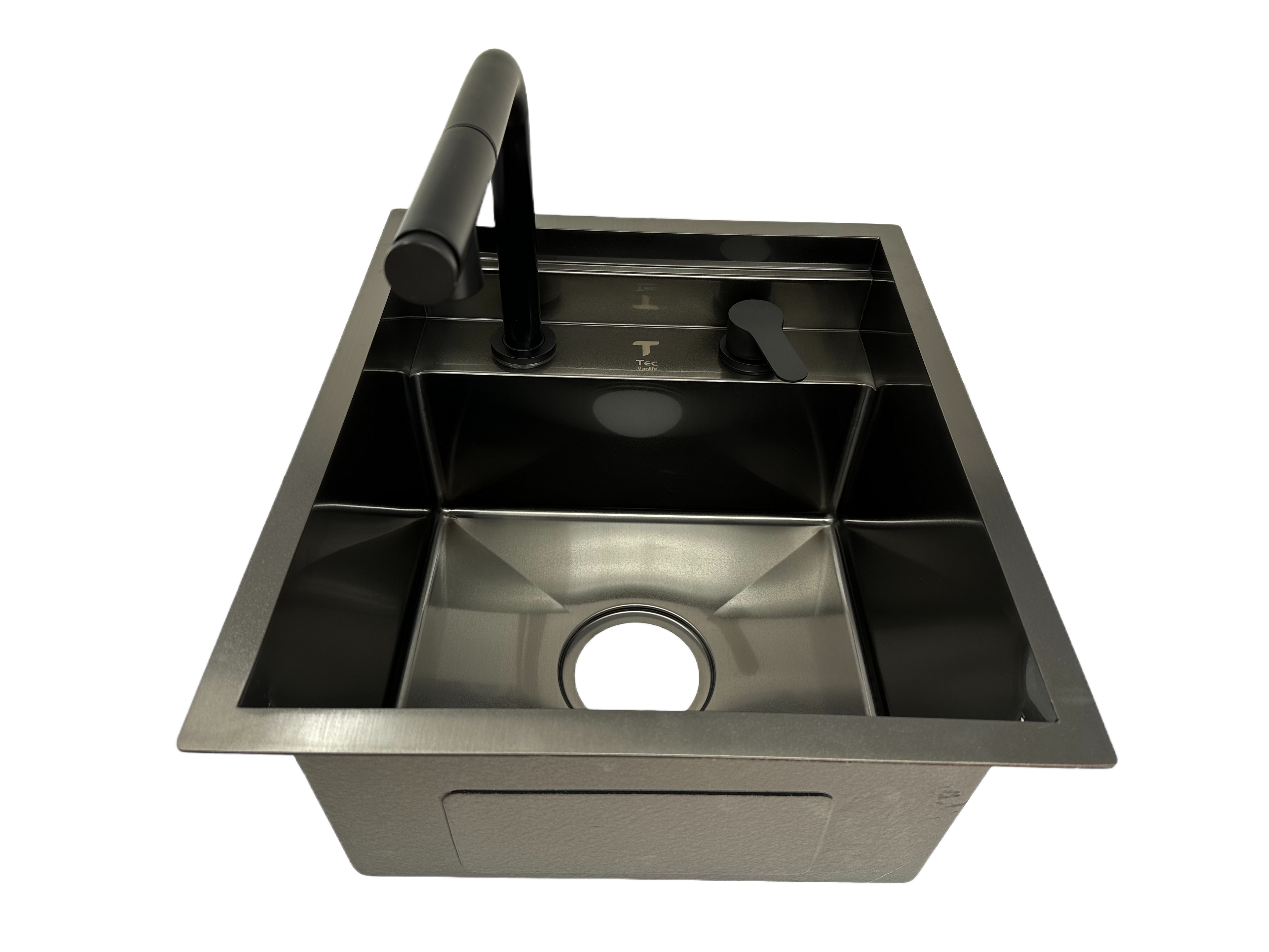 Black Camper / RV Sink | Hidden Sink