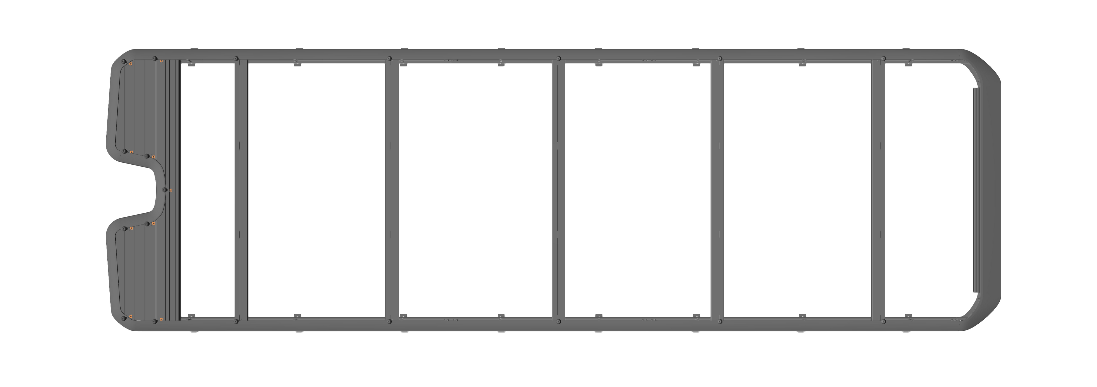 Roamlabx EDGE Dachträger – Flacher Dachträger für Sprinter 