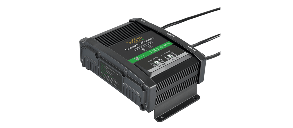 Volthium 2 BANK 20A CHARGER– 10A PER OUTPUT