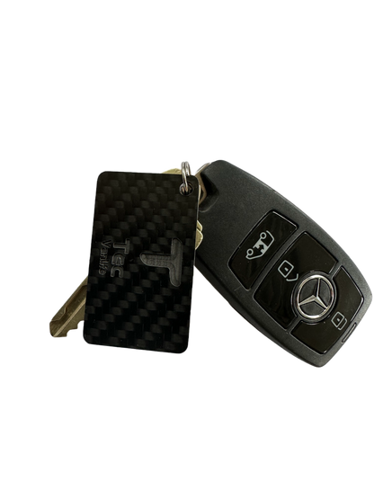 Carbon Fiber Key Chain 1"x2"