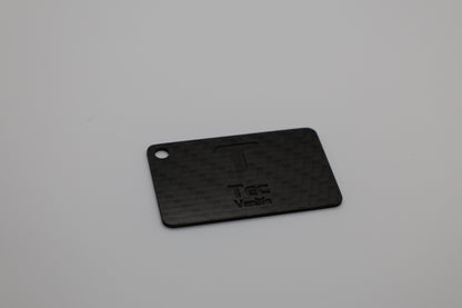 Carbon Fiber Key Chain 1"x2"