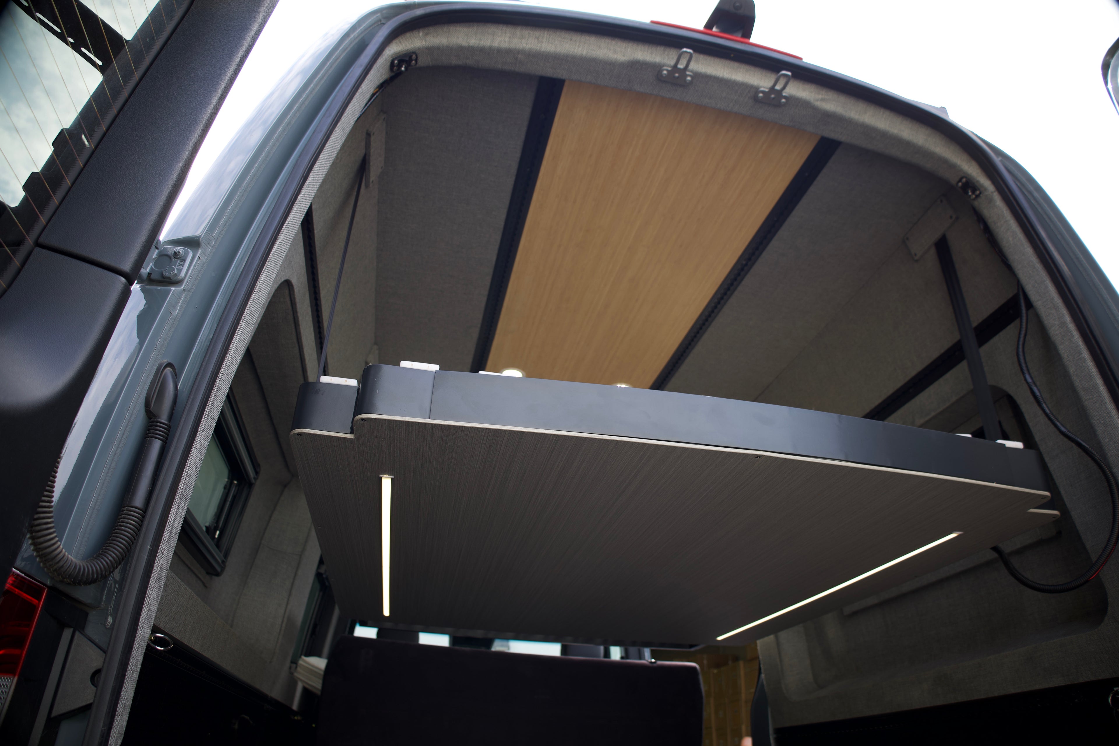 hubbett camper Ausziehbares Hubbett im Wohnmobil – Tec Vanlife