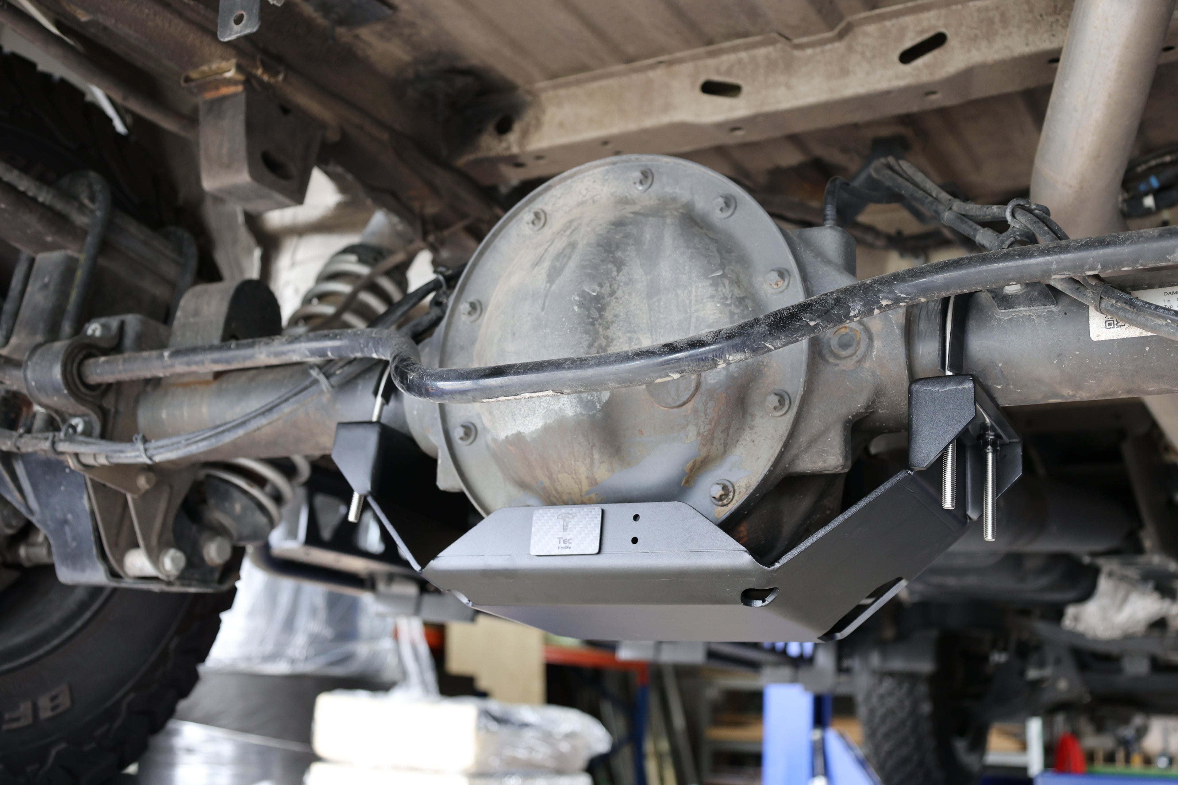 3/16 inch steel Mercedes Sprinter skid plate