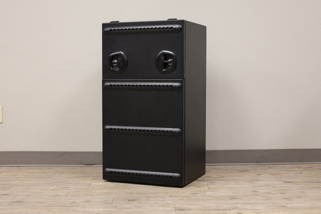 Aluminum camper van gear storage box
