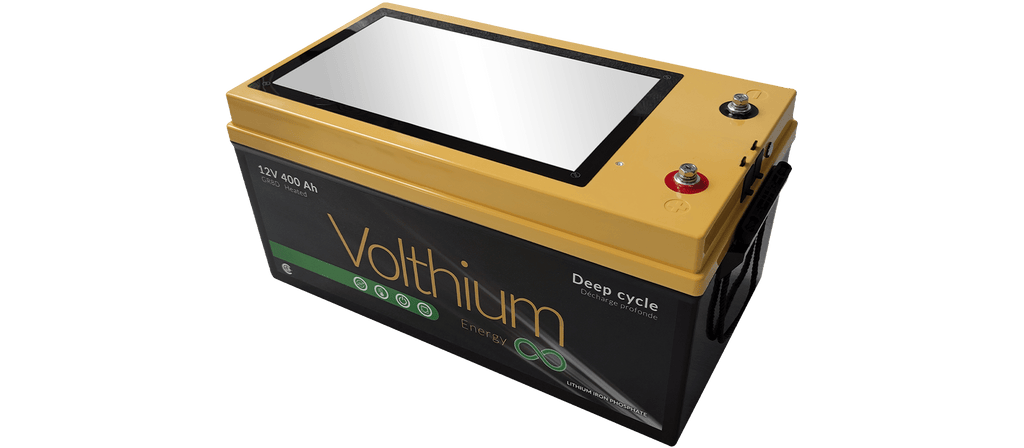 Volthium 12V 400Ah selbstheizende Batterie mit LCD-Display 