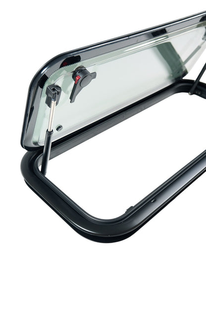 Glass & Acrylic Dual Pane Camper Window / 900 X 450mm (35.43" x 17.71")