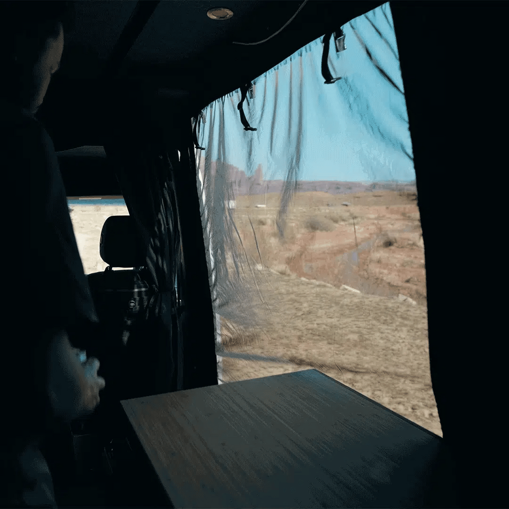 Ford Transit Sliding Door Bug Screen | VanEssential