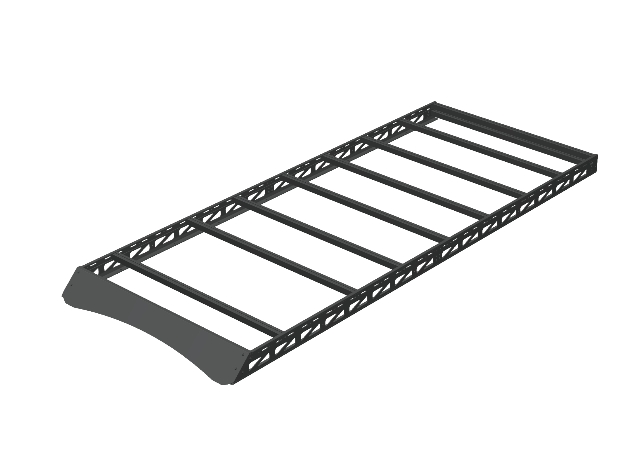 Ford Transit 148 High Roof modular aluminum roof rack