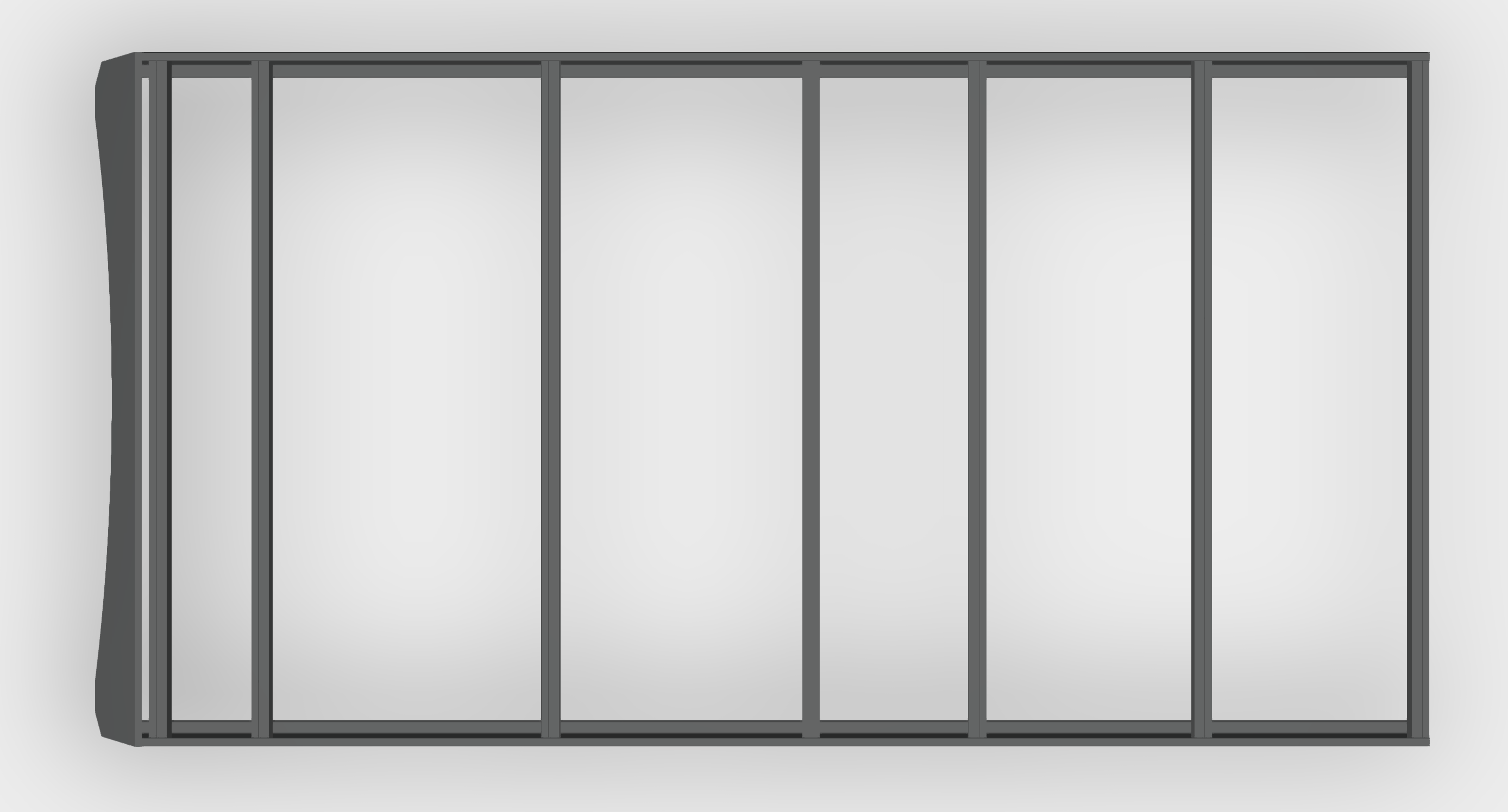 Ford Transit roof rack modular crossbar system