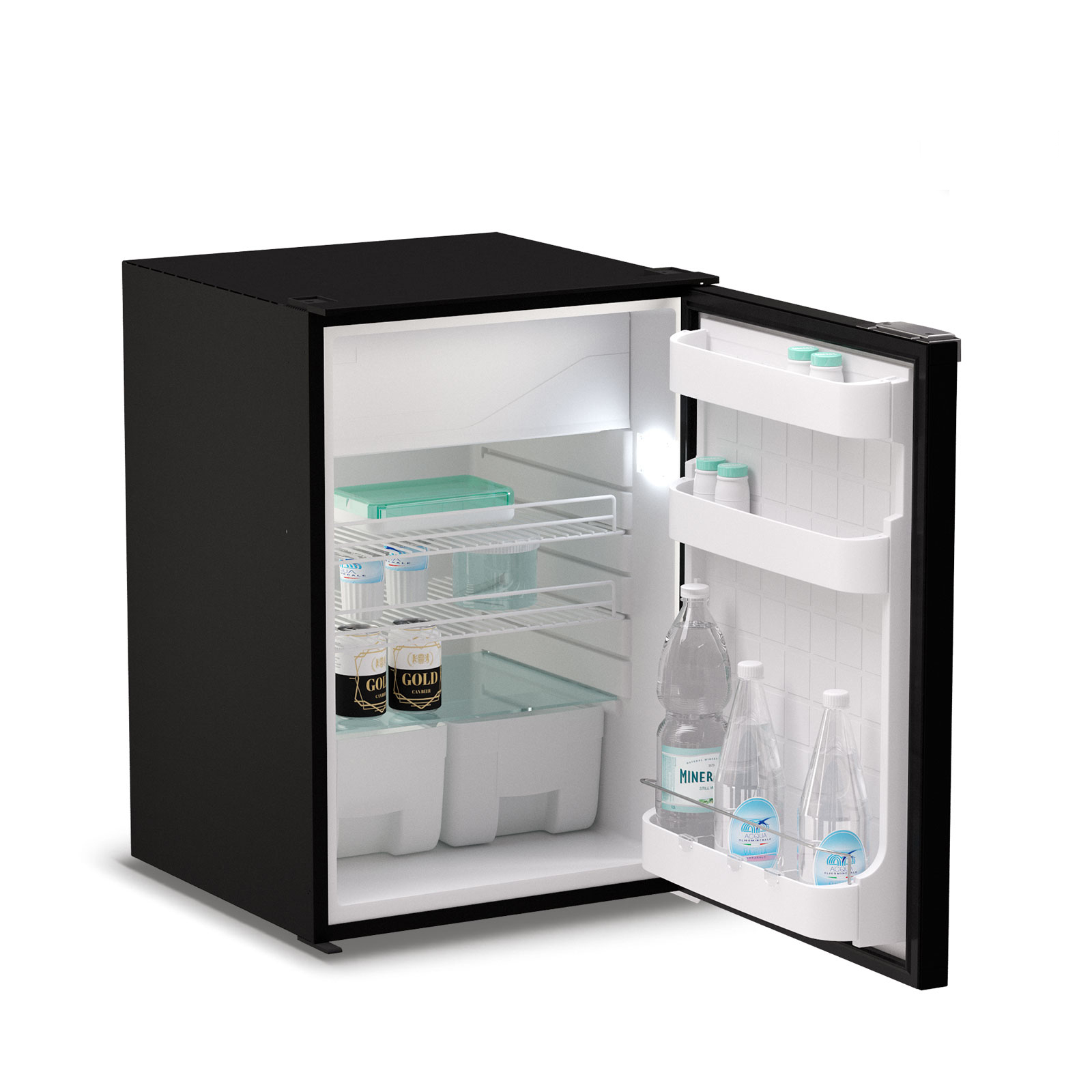Vitrifrigo Black Fridge-freezer, C130L CHR