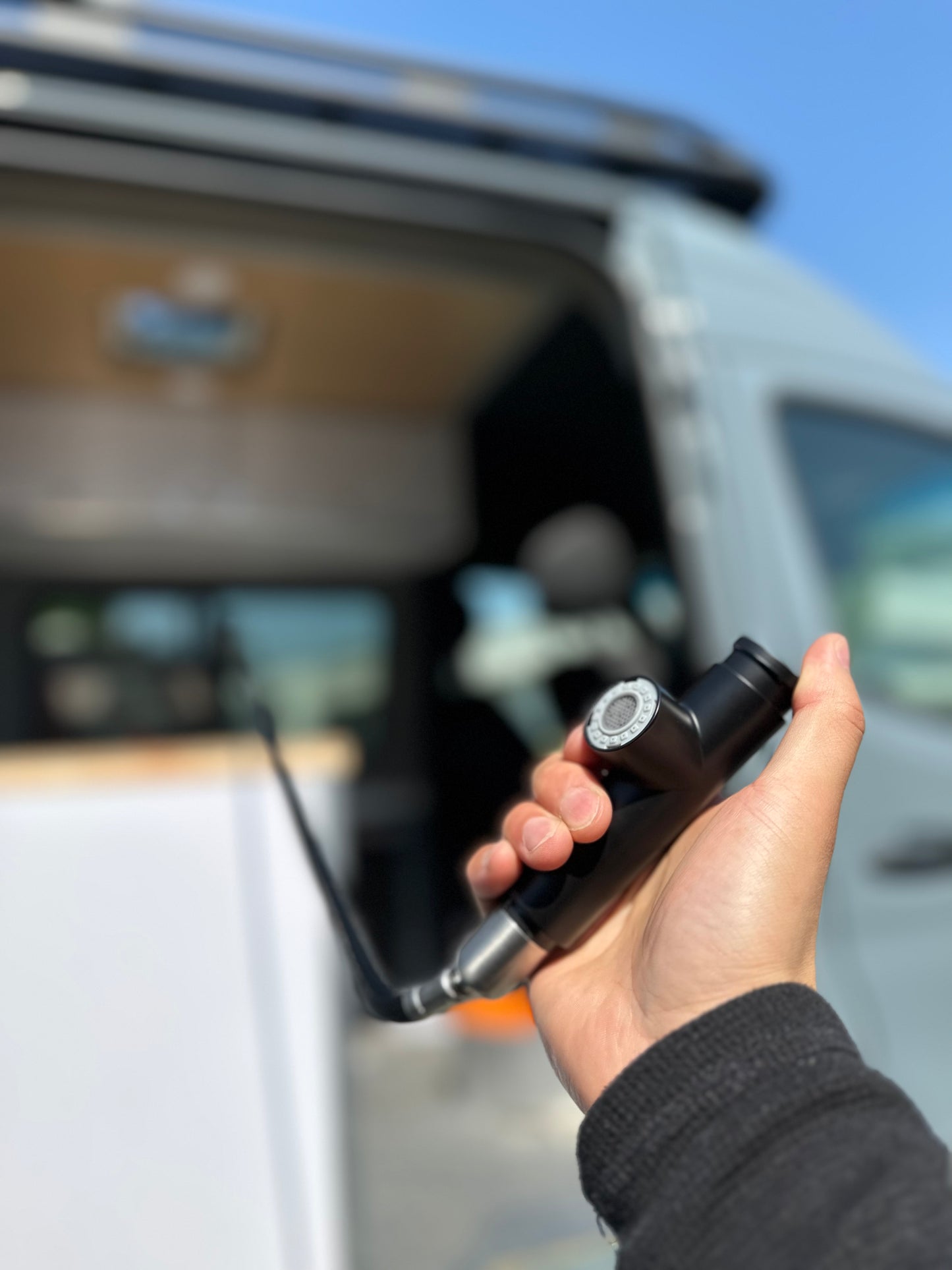 Black Camper Van / RV Sink | Hidden Sink