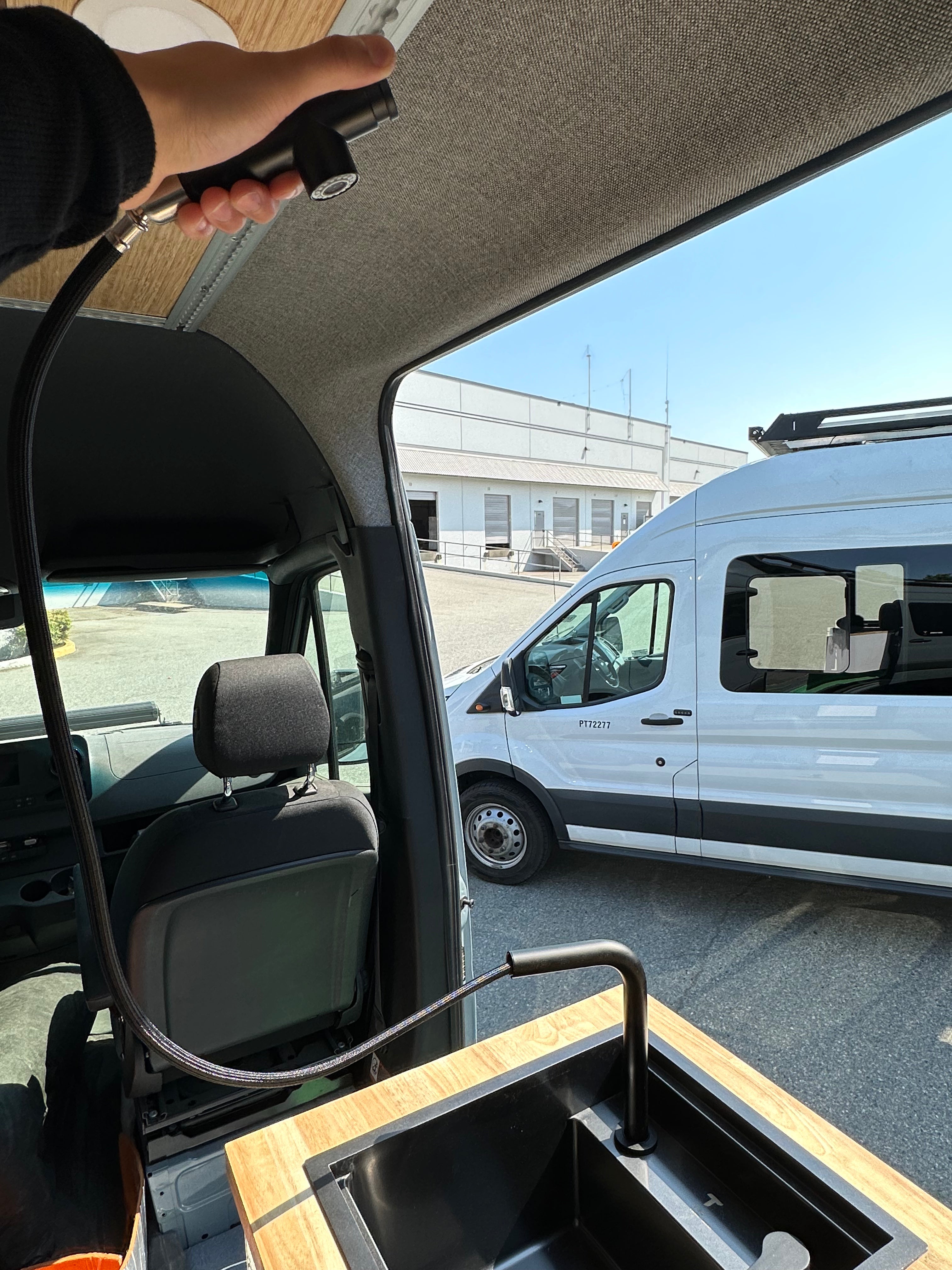 Black Camper / RV Sink | Hidden Sink