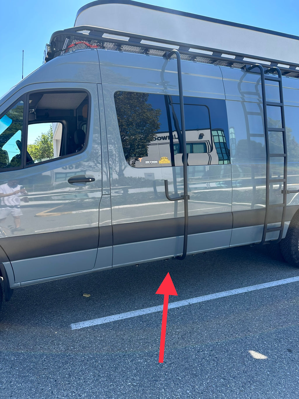 Sprinter Transit Unterflur-Wassertank aus Edelstahl, 22 Gallonen