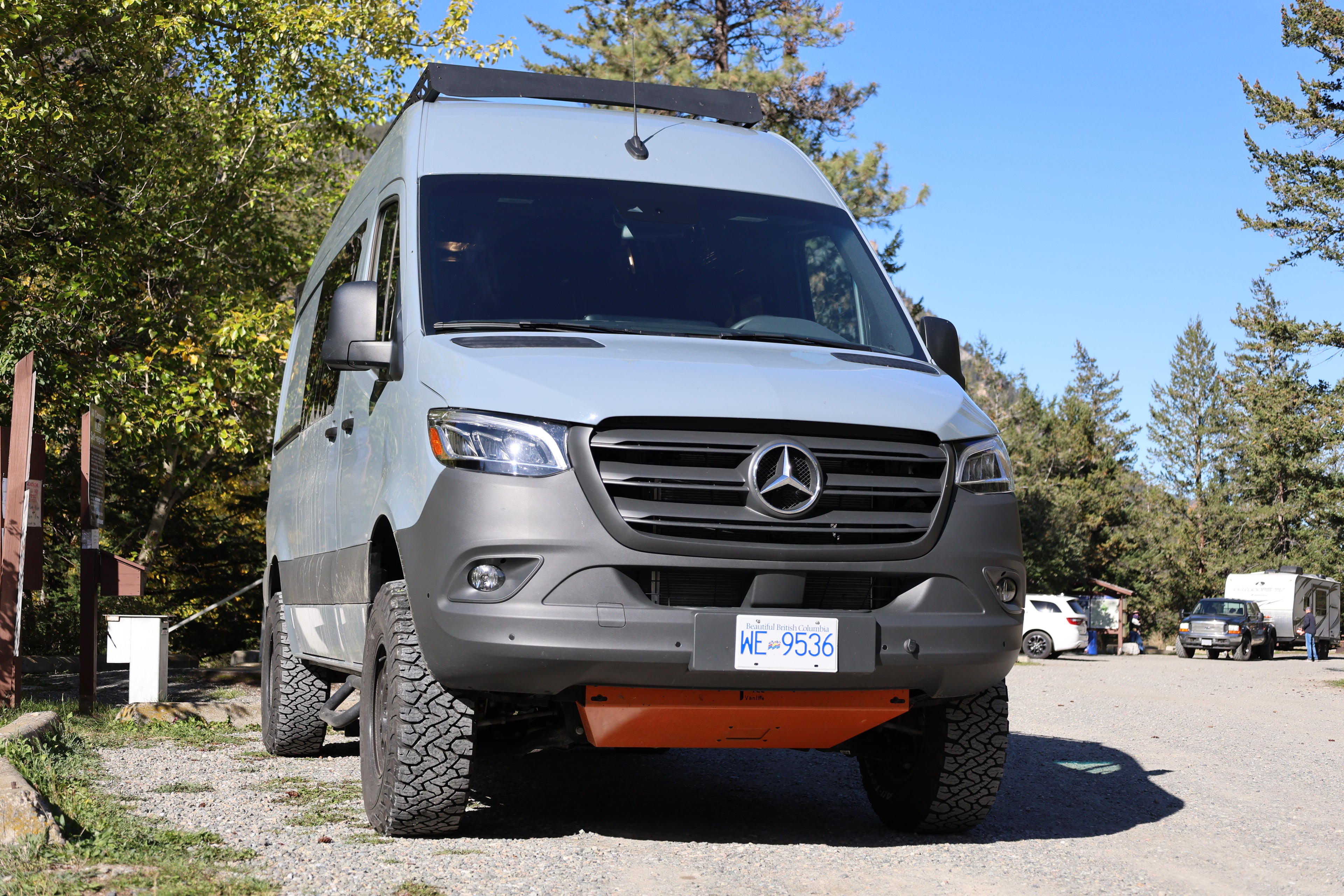 Mercedes Sprinter AWD engine skid plate