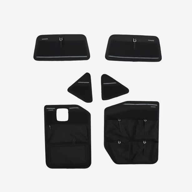 VanEssential Mercedes Sprinter Hecktür-Stauraumpaneele-Set (oben & unten)