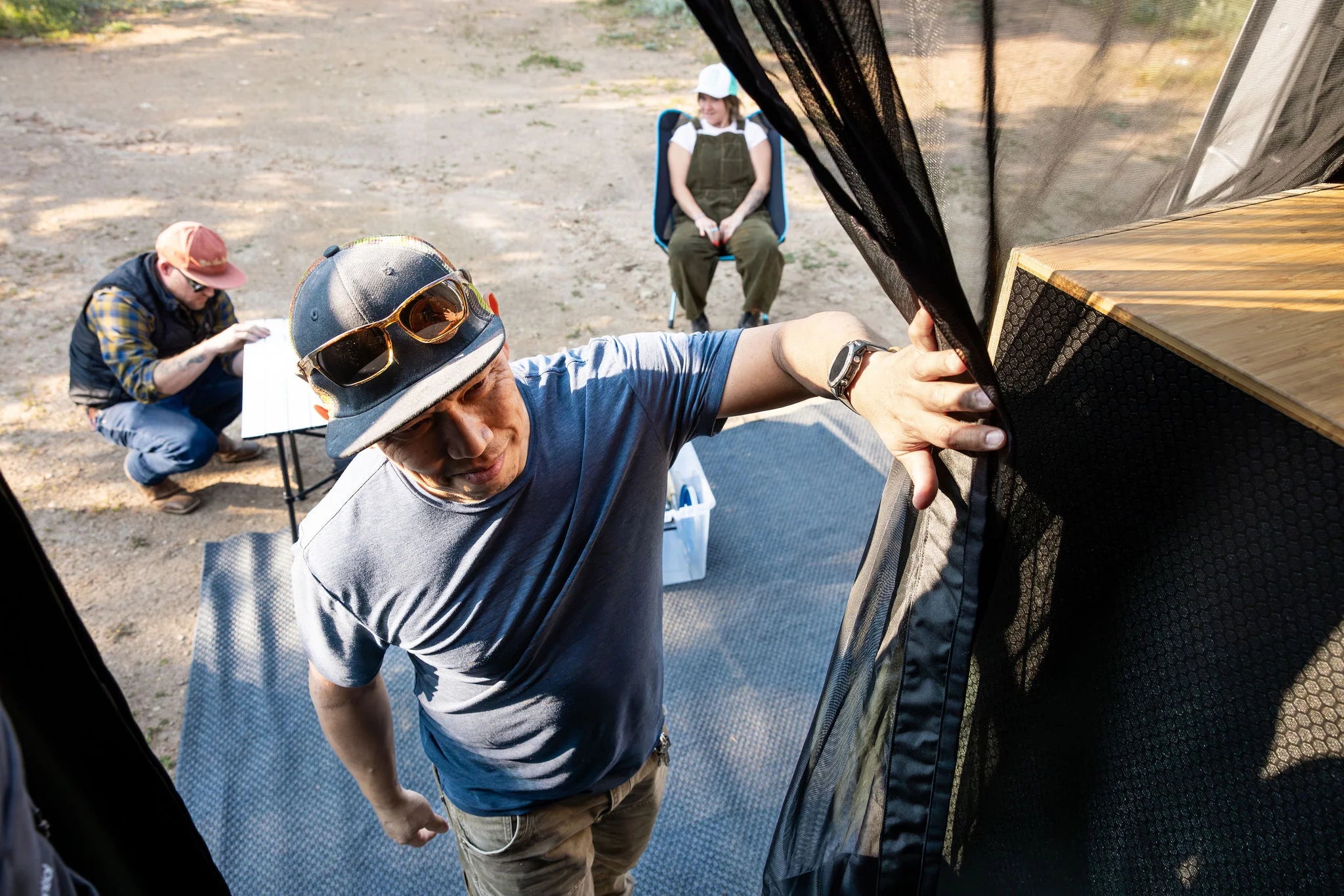 Ram ProMaster Sliding Door Bug Screen | VanEssential - entrance