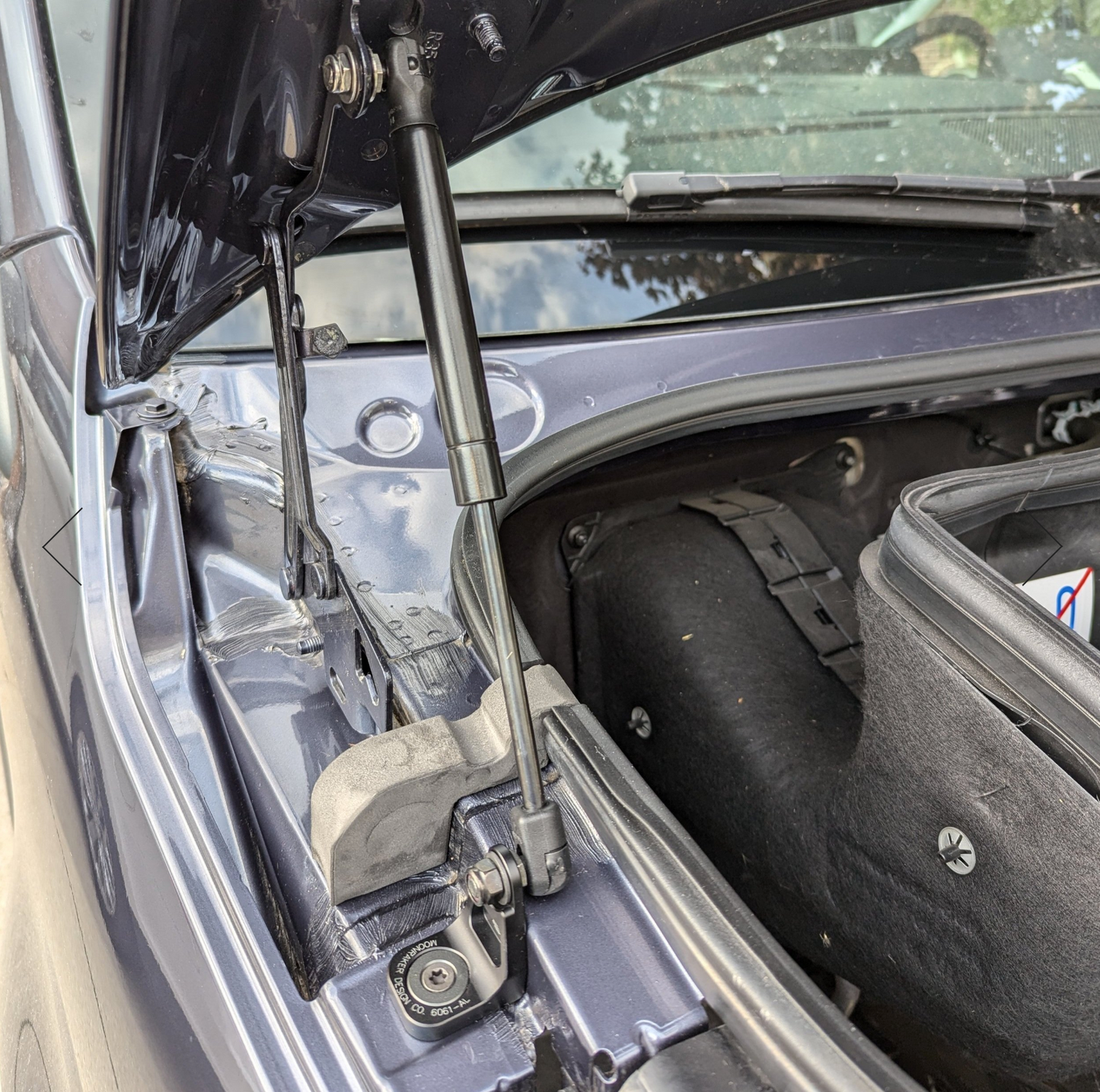 Moonraker Sprinter Van Hood Strut Kit | Tec Vanlife Edition