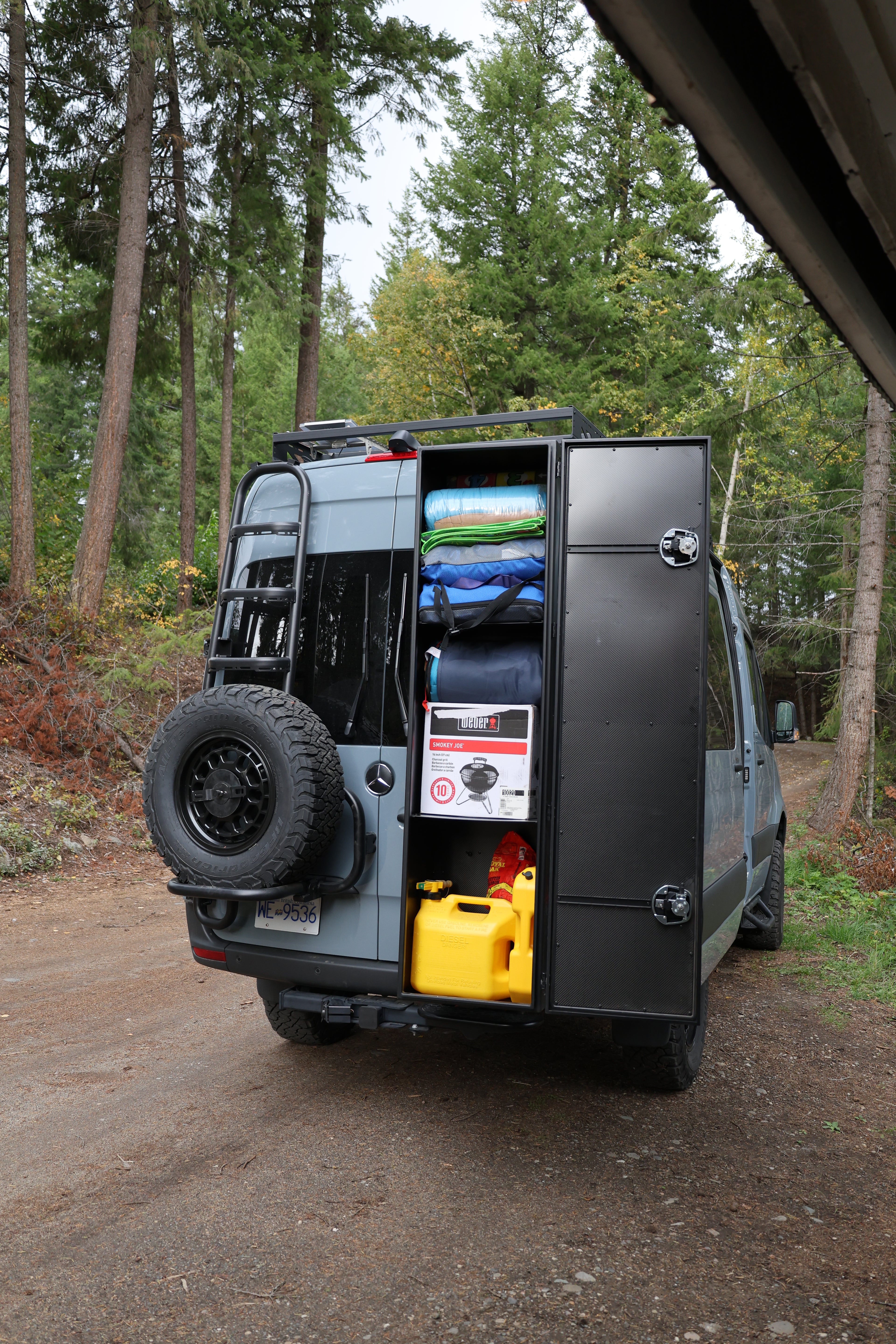 Trenta carbon fiber camper van ski storage box