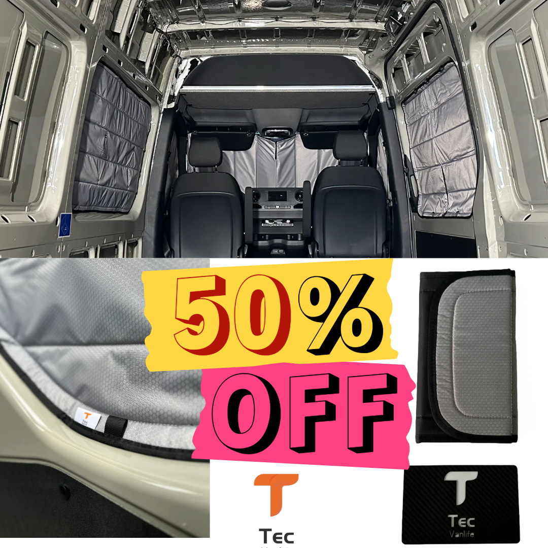 Window Covers - Insulated, magnetic - Full Set 2019+ Sprinter