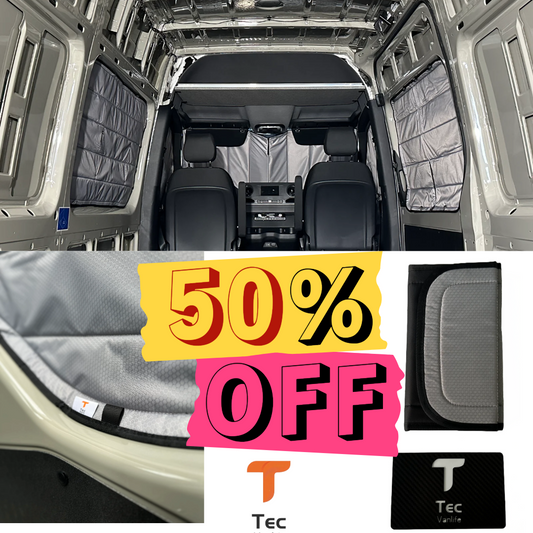 Window Covers - Insulated, magnetic - Full Set 2019+ Sprinter