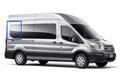 VWD Ford Transit Van Fixed Window Medium / High Roof 2015+ Passenger Side Rear Quarter 148"WB (DTT18008) - Campervan HQ