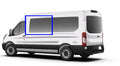 VWD Ford Transit Van Fixed Window Medium / High Roof 2015+ Driver Side Forward (DTT18001) - Campervan HQ