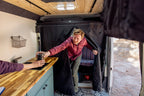 VanEssential Ram ProMaster Headliner Shelf Curtain Rail