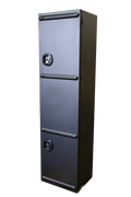 Sprinter Rear Door Aluminum Gear Rack - NO DRILL + Aluminum Storage Box - Trenta - Ski box/Multisport