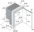 Kühl-/Gefrierkombination, C115i Airlock, Vitrifrigo 