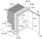 Kühl-/Gefrierkombination, C85i Airlock, Vitrifrigo
