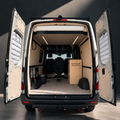 Ausziehbares Hubbett im Wohnmobil 