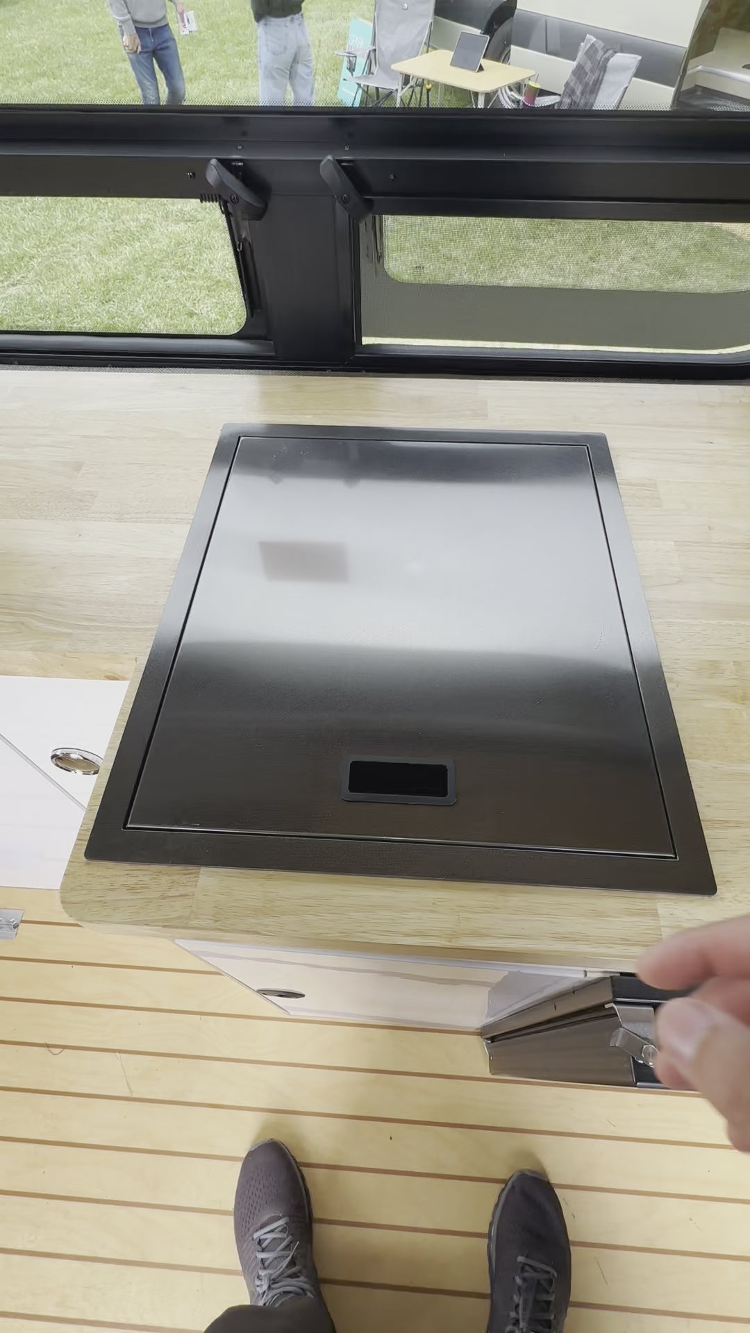 Black Camper / RV Sink | Hidden Sink