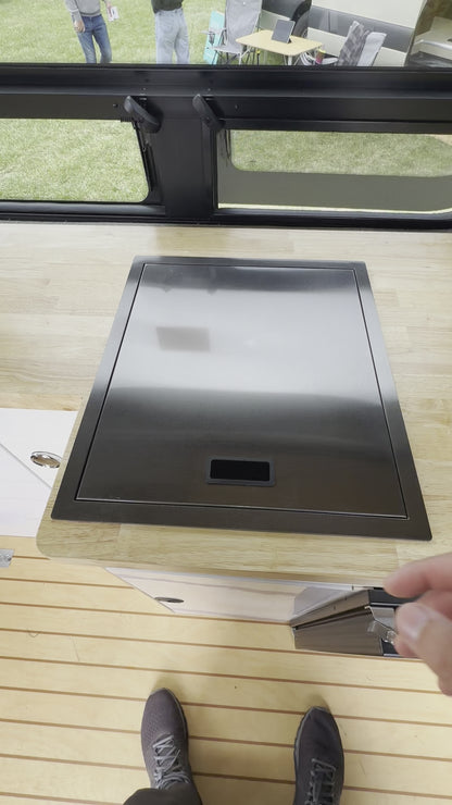 Black Camper Van / RV Sink | Hidden Sink