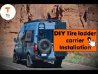 Sprinter two-in-one tire ladder carrier
