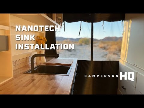 Black Camper / RV Sink | Hidden Sink