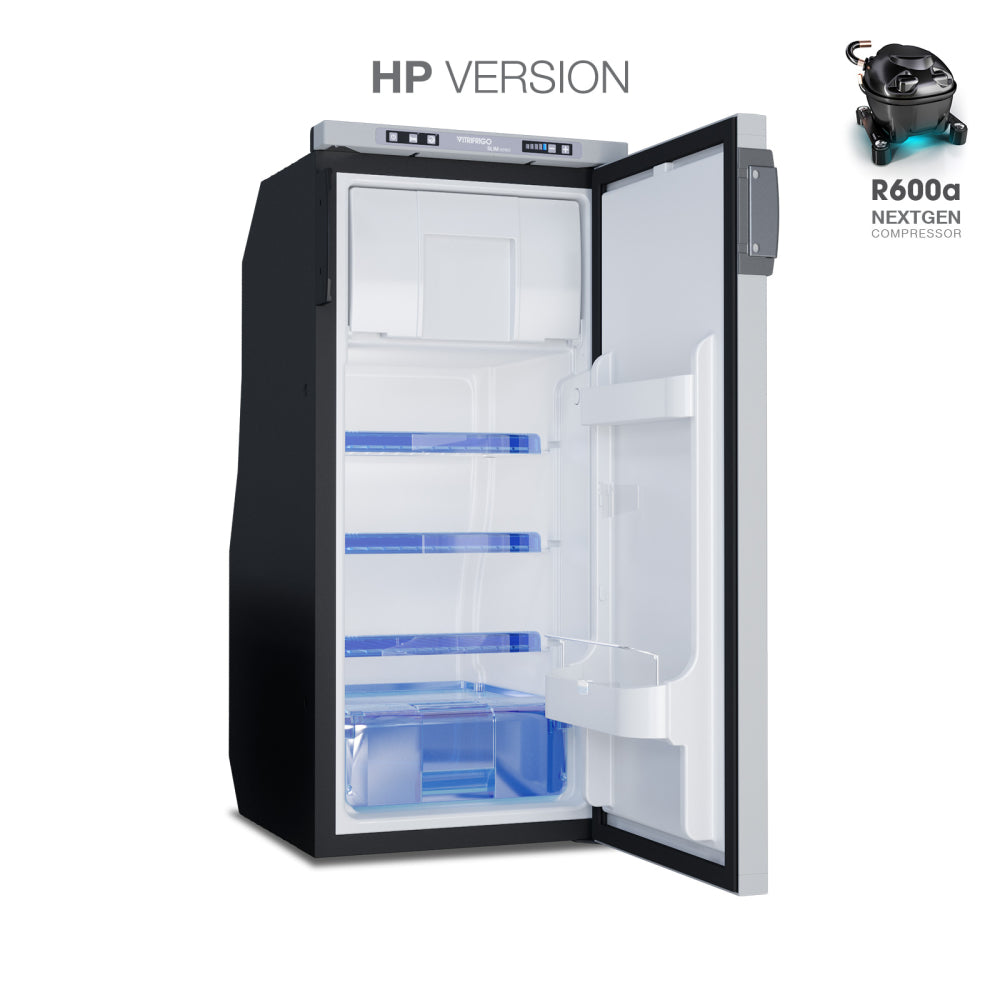 Vitrifrigo Black Fridge-freezer, SLIM90i CHR HP