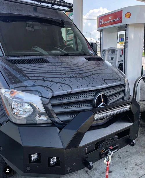 Mercedes Sprinter (2014-2018) Front Bumper With Bull Bar Tec Vanlife