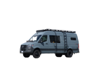 Aluminum Roof Rack For Mercedes Sprinter With Perforated Deck