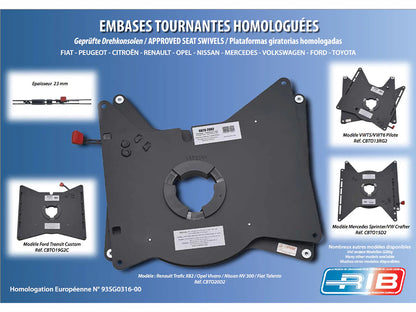 Dodge Promaster Scopema Seat Swivels